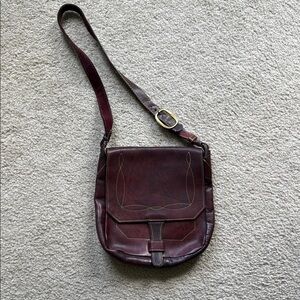 Frye Brown Leather Crossbody Bag